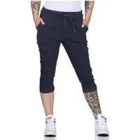 CLEO STYLE Caprihose Damen Capri 8264 34-40 Navy