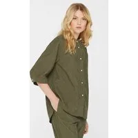 SENSES.THE LABEL Kurzarmbluse aus Feincord