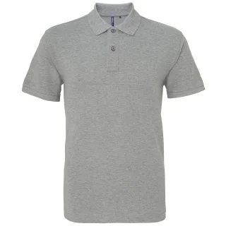 Asquith & Fox - Poloshirt für Herren, meliert, Klassisch (Grau meliert)