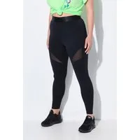 Ulla Popken Leggings Sport-Leggings Mesheinsätze schnelltrocknend