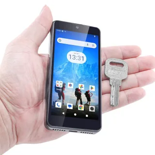 UNIWA Q999 Mini 4.0 inch 4GB RAM 64GB ROM Dual SIM Card 16MP Camera Android 14.0 Custom Button 2000mAh Battery Unisoc T6