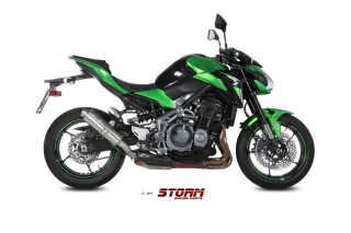 % % % Sport Auspuff GP Storm by MIVV Edelstahl Kawasaki Z 900 Bj. 2017-2019 EURO-4 +ABE