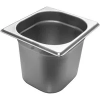 AcMax Thermoschüssel GN 1/6 Gastronormbehälter GN-Behälter Edelstahl 2,4 Liter Tiefe 150mm, (0-tlg)