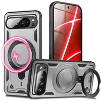 Nalia Smartphone-Hülle Google Pixel 10 Pro 16 cm (6,3 Zoll), Military Armor Case / MagSafe / Extrem Schutz / 360° Ring / Outdoor