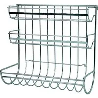 Gravidus Küchenrollenhalter Küchenleiste mit Rollen- & Folienhalter