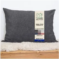Selfitex Dekokissen 60x80 / 80x80 inkl. Füllkissen, große Farbauswahl, für Couch, Sofa und Bett