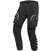Bogotto Motorradhose Explorer-Z wasserdichte Motorrad Leder-/Textilhose Knieprotektoren enthalten,wasserdicht