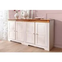 OTTO home Sideboard Lisa, Kommode aus massivem Kiefernholz, Breite 158,5 cm