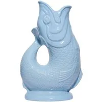 Gluckigluck Wasserkaraffe, (Original Gluggle Jug aus England), mit Gluckergeräusch, handgefertigt, ikonisches Fisch-Design, 1,2 L