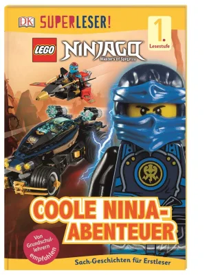 SUPERLESER! LEGO® NINJAGO® Coole Ninja-Abenteuer: 1. Lesestufe Sach-Geschichten für Leseanfänger