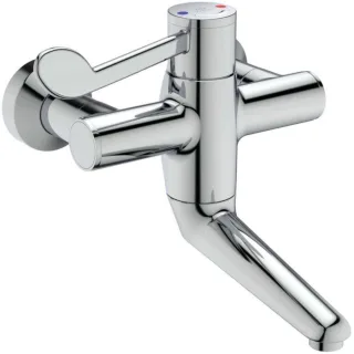 Ideal Standard CeraPlus 2 Wand-Waschtisch-Thermostat A6702AA nicht absperrbar, DN 15, Ausladung 256 mm, chrom