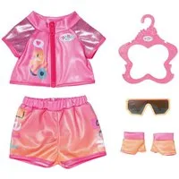 Idena Puppenkleidung Zapf Creation Baby born Fahrrad Outfit 43cm
