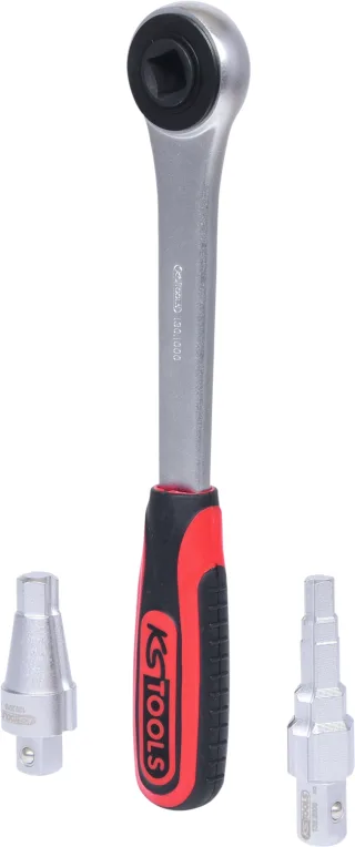 KS Tools Gas-Stufenschlüssel-Satz 3/8"-1", 3-tlg - 130.3500
