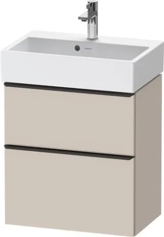 Duravit D-Neo Waschtischunterbau wandhängend Taupe Matt 584x372x625 mm - DE43290BD910000 DE43290BD910000