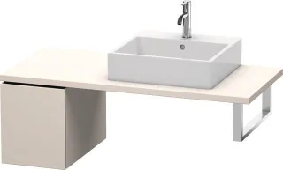 Duravit L-Cube Unterschrank für Konsole Taupe Supermatt 320x547x400 mm - LC583008383 LC583008383