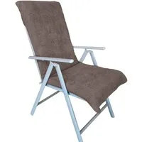 NYVI Strandtuch Frottee Schonbezug für Gartenstuhl NYVISpa 60x130 cm, Frottee, Hygiene Auflage für Hochlehner Gartenstühle