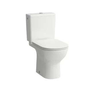 LAUFEN Tiefspül-WCKombi LUA 670x360x400 spülrandlos Abg. waagr. Weiß, H8250860000001 H8250860000001