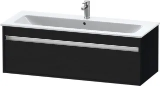 Duravit Ketho Waschtischunterbau wandhängend Eiche Schwarz Matt 1200x475x410 mm - KT642101616 KT642101616