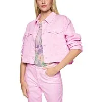 Marc Cain Jeansjacke Spring Fling Premium Damenmode kurze Form, aus Baumwollstretch