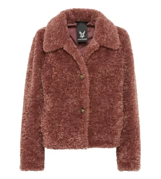 Fuchs Schmitt - Fake Fur Webpelzjacke rose - Gr. - 42
