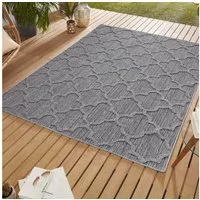 SIMPEX24 Outdoorteppich Skandinavisches Design, Läufer, Höhe: 8 mm, In & Outdoor Teppich Skandinavisch Design für Küchen Balkon Terrasse