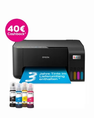 Epson EcoTank ET-2864 abzgl. 40€ Cashback (von Epson nach Registrierung)