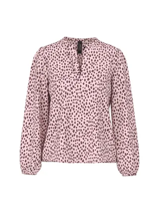 Marc Cain Collections - Bluse mit Punkte-Print chalk pink - Gr. - 38