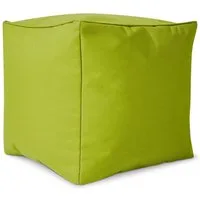 Green Bean Sitzsack Sitzsack-Hocker Pouf Cube 40x40x40cm (Hocker 40x40x40cm mit EPS-Perlen Füllung, Fußhocker Fußkissen Sitz-Pouf für Sitzsäcke), Bodenkissen für Kinder und Erwachsene - Sitzkissen Sitzhocker