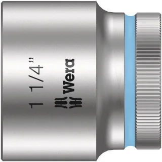 Wera 8790 HMC Zyklop-Steckschlüsseleinsatz mit 1/2"-Antrieb, zöllig Cyan - 05003635001