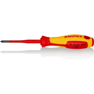 KNIPEX Schraubendreher Plus-Minus SLIM Phillips - 982401SLS