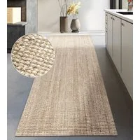 OTTO home Teppich Avot Juteteppich, rechteckig, Höhe: 10 mm, 100% Jutefaser, Läufer, Esszimmer, Wohnzimmer, Skandi