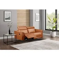 OTTO home 2-Sitzer LUND, 160 cm, mit Relaxfunktion und Kopfteilverstellung, manuell od. elektrisch (m.USB-C), Echtleder, Kunstleder, Webstoff