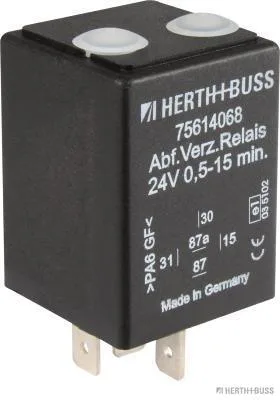 HERTH&BUSS Zeitrelais, 15 A, 5 pins - 75614068