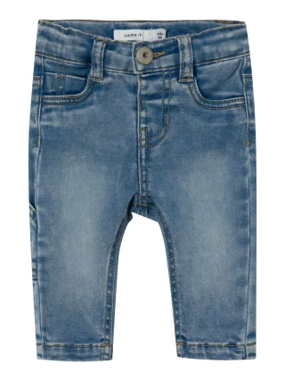 NAME IT - NBMSILAS SLIM SWE JEANS 3553-TO T light blue denim - Gr. - 74