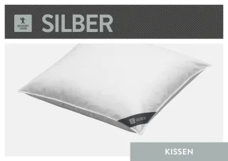 SPESSARTTRAUM 3-Kammer-Kopfkissen "Silber" Füllung: Außen: 100% Daunen; Innen: 100% Federn 1 Stk. tlg. hergestellt in Deutschland, allergikerfreundlich