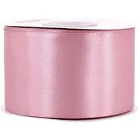 Creativery Satinband, Satinband 50mm x 25m Rolle Altrosa
