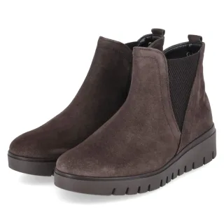 Gabor Chelsea Boots - Gr. 37 - Braun - Rauleder