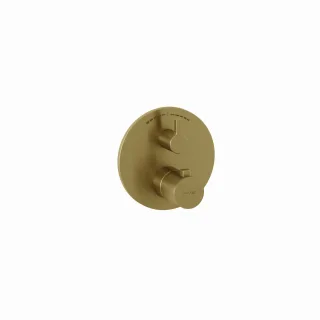 Kludi NOVA FONTE Unterputz-Thermostatarmatur m. Funktionseinheit für 88022 Brushed Gold, 20810N015 20810N015