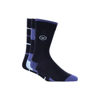 Duck and Cover - "Raphous" Socken für Herren(3er-Pack) (Schwarz/Blau)