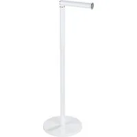 WENKO Toilettenpapierhalter, 2 in 1, mit Ersatzrollenhalter, Höhe: 55 cm