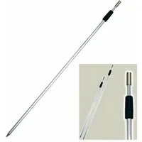 Behr Rutenhalter Behr Erdspieß ausziehbar - Rutenhalter - Bankstick - Angeln, (Aluminium)