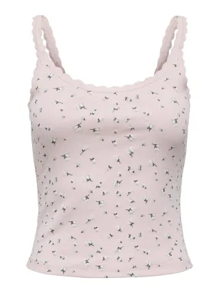 ONLY - ONLFENJA LACE TANK TOP BOX JRS Pale Lilac - Gr. - M