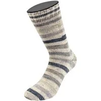 LANA GROSSA Meilenweit 100g Denim Mix Black Häkelwolle, 420 m