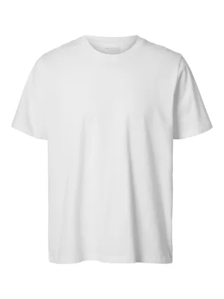 selected men - SLMASPEN SS O-NECK TEE NOOS Weiß - Gr. - L