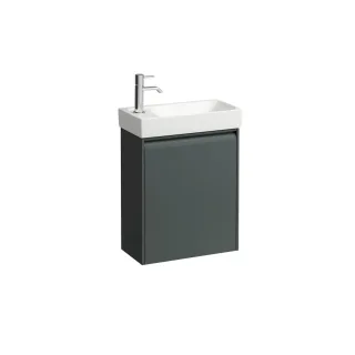 LAUFEN Waschtischunterschrank MEDA 222x437x515 1Tür integ.Griffl. f.WT H815114 verkehrsgrau, H421551 H4215510112661