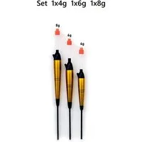 Behr Knicklichtpose Knicklichtposen 4g 6g 8g Knicklicht Innenführung Allroundpose Stippose, (Spar-Set), einsetzbar für verschiedene Zielfische