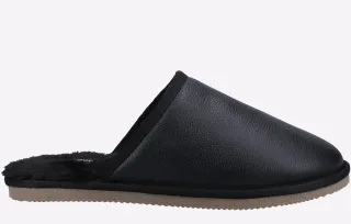 Hush Puppies Coady Wildleder-Hausschuhe Für Herren In Schwarz