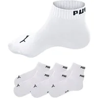 PUMA Kurzsocken PUMA UNISEX QUARTER PLAIN 6P ECOM (6-Paar, 6 Paar) mit Rippbündchen