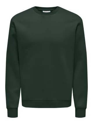 ONLY&SONS - ONSCERES CREW NECK NOOS Pine Grove - Gr. - S