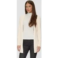 s.Oliver Cardigan Strickjacke Lange Strickjacke mit Rippbündchen